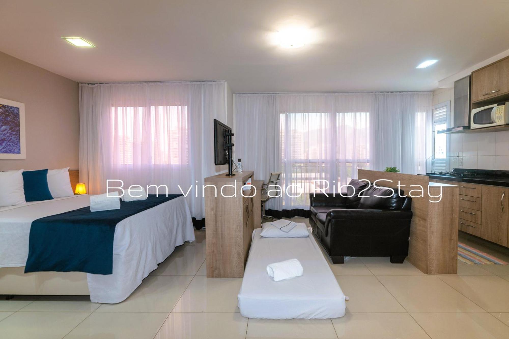 Verano Stay Flat Com Garagem E Wi-Fi - Parque Olimpico 리오데자네이루 외부 사진